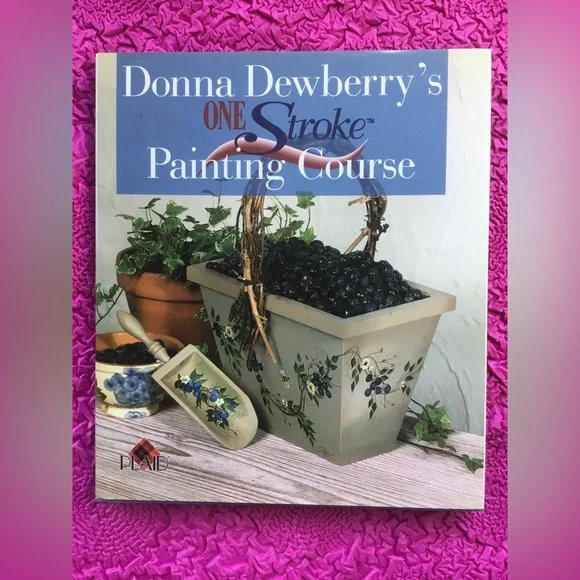 💖See new listing💝Donna Dewberry’s One Stroke Painting Course Book VGUC  Hardback - Picture 2 of 3